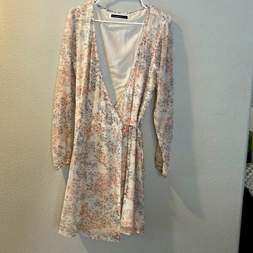 Abercrombie & Fitch wrap mini dress.